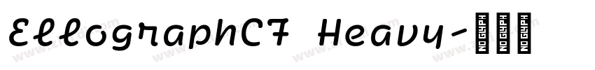 EllographCF Heavy字体转换 EllographCF Heavy字体转换